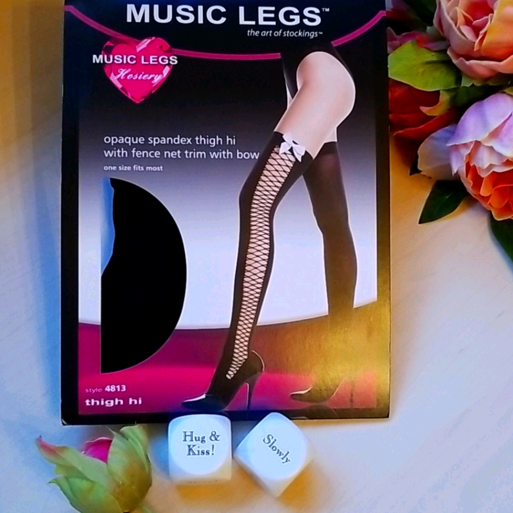 Music legs sexy thigh hi & sexy dice Valentine Set